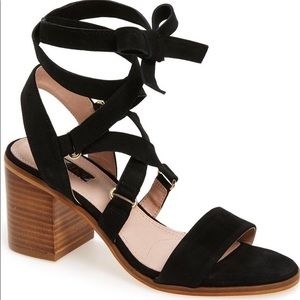 Topshop Black Nadra Sandal
